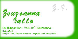 zsuzsanna vallo business card